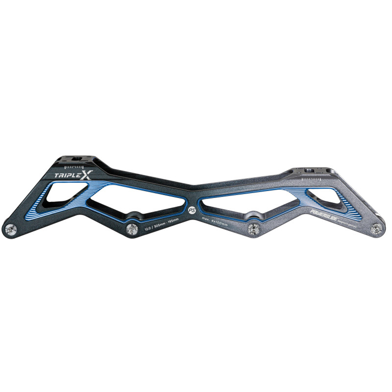 Chassis Powerslide Triple X5 Black Blue 4x100mm – 12.0″