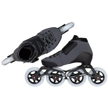 Roller Powerslide TRIPLE X AJUST. EVO Dark Grey – 3/4 Roues