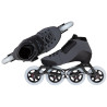 Roller Powerslide TRIPLE X AJUST. EVO Dark Grey – 3/4 Roues
